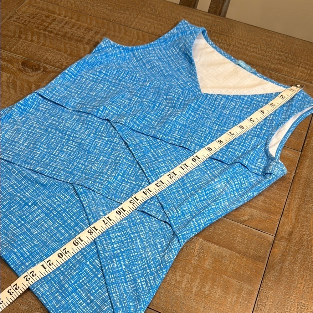 J. McLaughlin Blue Sleeveless Women's Top - Picture 6 of 6